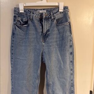 Zara Light Blue Boyfriend Jeans
